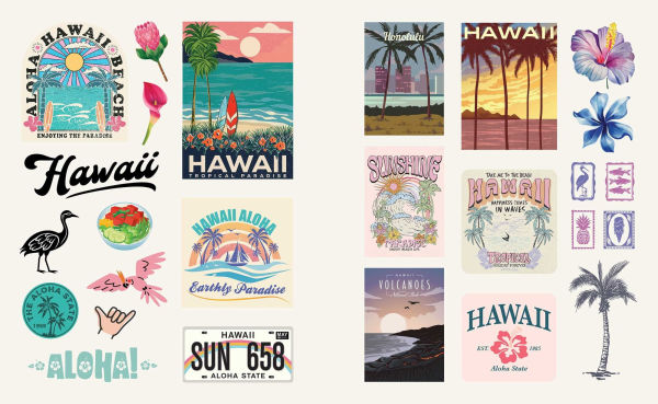 American Road Trip Sticker Book