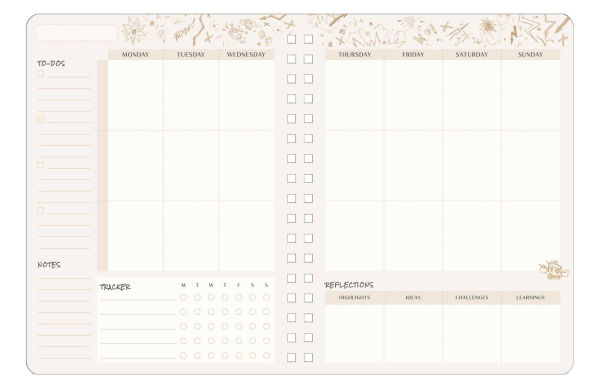 Arcane 12-Month Undated Planner