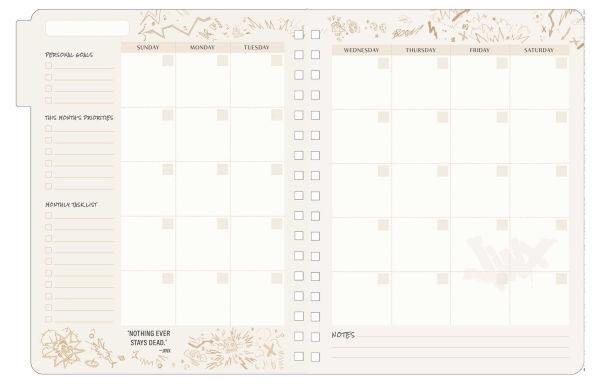 Arcane 12-Month Undated Planner