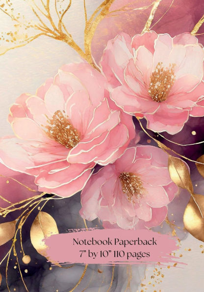Notebook Paperback 7" by 10" 110 Pages