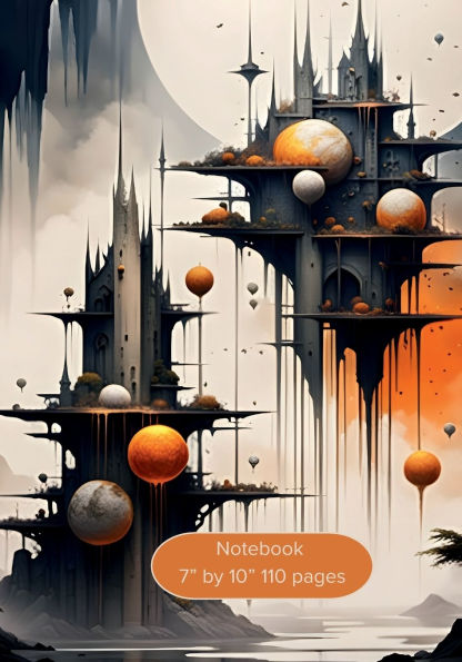 Notebook Future World 7" by 10" 110 Pages