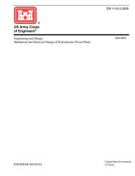 Title: Engineer Manual EM 1110-2-3006 Engineering and Design: Mechanical and Electrical Design of Hydroelectrical Power Plants:, Author: United States Government Us Army