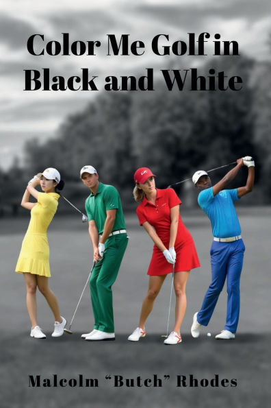 Color Me Golf Black and White