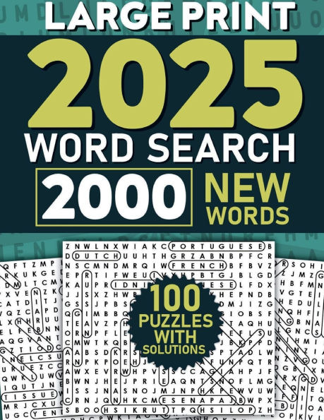 2025 Word Search Large Print