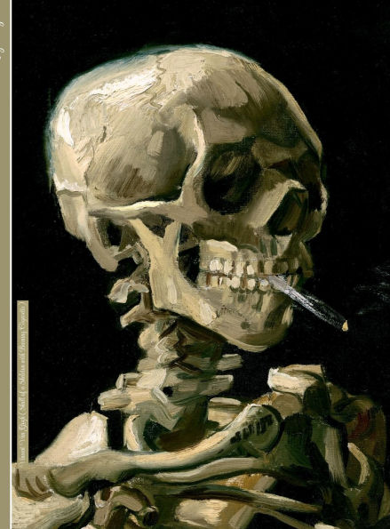 Van Gogh Artwork Skull of a Skeleton with Burning Cigarette Internet Password Website Manager Keeper Book For Passwords: Hardcover 8.5x11 Internet Login Keeper Webpage Logbook Manager List Book For Seniors Usernames Data User Organizer