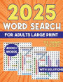 2025 Word Search for Adults Large Print