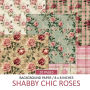 Shabby Chic Pink Roses: Scrapbook Paper Pad