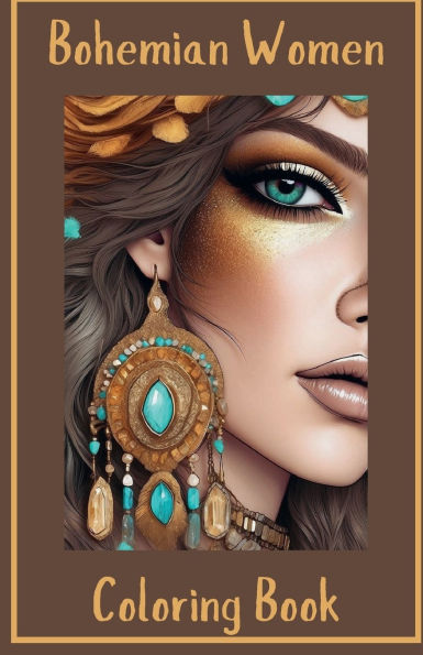 Bohemian Women Coloring Book