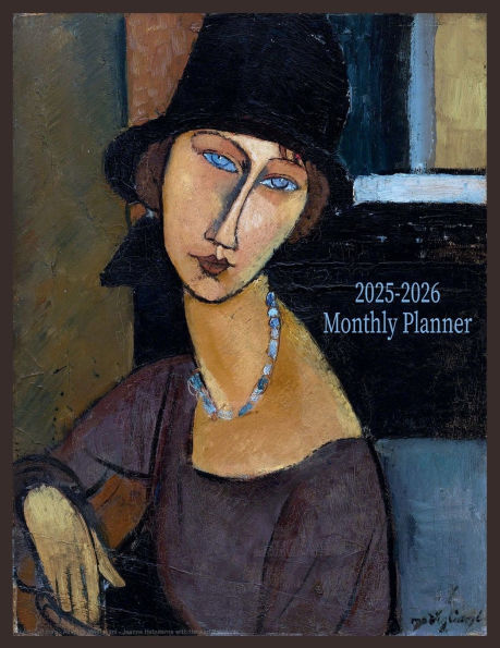 2025-2026 Monthly Planner (Amedeo Modigliani Portrait): A 2-Year Planner with Monthly Calendars, To-Do Lists, Note Pages, Address Book, and Password Organizers