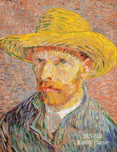 2025-2026 Monthly Planner (Vincent van Gogh's "Self-Portrait with a Straw Hat"): A 2-Year Planner with Monthly Calendars, To-Do Lists, Note Pages, Address Book, and Password Keeper