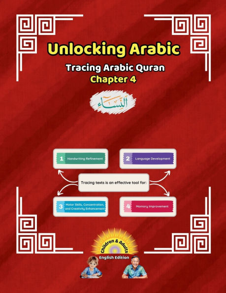 Unlocking Arabic: Tracing Arabic Quran Chapter 4 (Left to Right Edition):