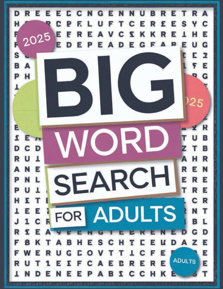 2025 Big Word Search for Adults