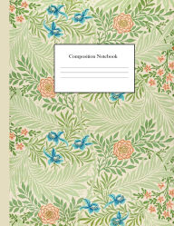 Title: Composition Notebook: Vintage Art Nouveau Cover: Larkspur:, Author: Vintage Revisited Press