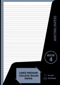 Title: Writing Papers: Lined Medium College Ruled Paper, Author: Sarah Frances