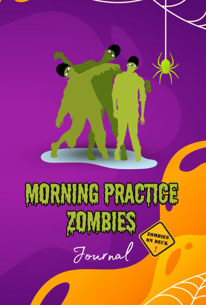 Morning Practice Zombies Swim Journal: Zombies on Deck!