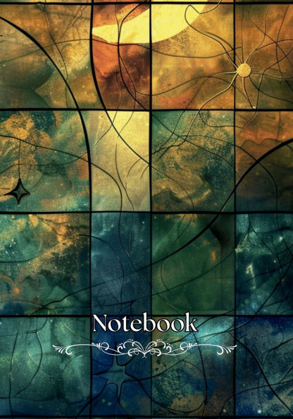 Notebook Abstract Two 7" by 10" 110 Pages: A Daily Journal