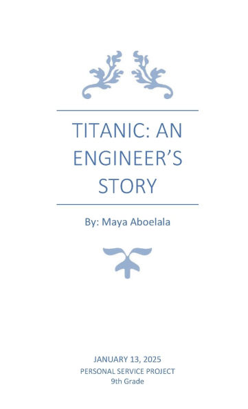 Titanic: An Engineer's Story: