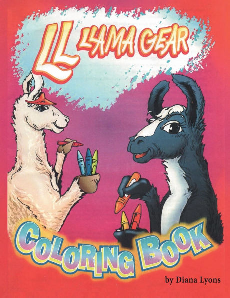Llama Gear Coloring Book