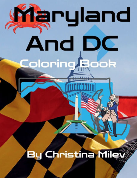 Maryland And DC Coloring Book