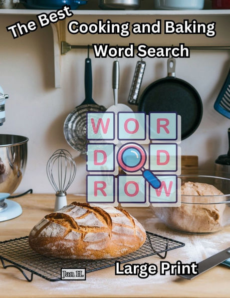 Cooking and Baking Themed Word Search Large Print Puzzle Book: Cooking and Baking Terms For Cooking - Baking & Food Lovers Gift for Adults & Teens
