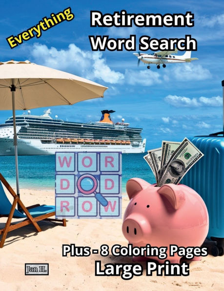 Retirement Word Search - Activity Book Perfect Gift for Retirees: Retirement Lifestyle Activity Book