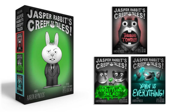 Jasper Rabbit's Creepy Tales! (Chapter Book Boxed Set): Troubling Tonsils!; Unsettling Salad!; Yarn Is Everything!