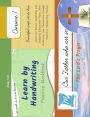 Handwriting Practice Workbook - The Lord's Prayer - Christian Prayers - Cursive, Level 1: Learn by Handwriting. Adults and Children - PNCC1LE