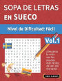 Sopa de Letras En Sueco - Nivel de Dificultad: Fï¿½cil - Vol.1 - Delta Classics - ï¿½Descansa La Vista Con Los Puzzles Mï¿½s Fï¿½ciles de Leer del Mercado!