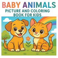 Title: Baby Animals Picture and Coloring Book for Kids, Author: N D Jones