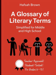 Title: A Glossary of Literary Terms... Simplified for Middle and High School, Author: Brown