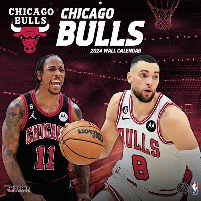 Chicago Bulls 2024 12x12 Team Wall Calendar