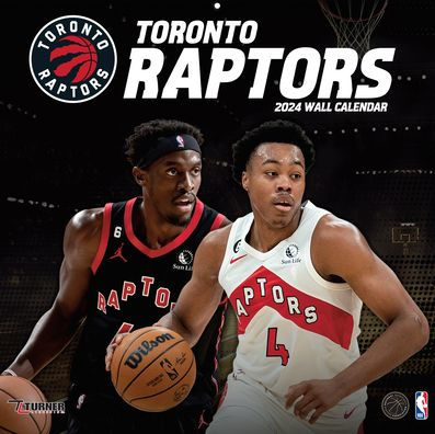 Toronto Raptors 2024 12x12 Team Wall Calendar