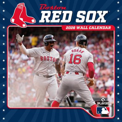 2026 12x12 Team Wall Calendar Boston Red Sox