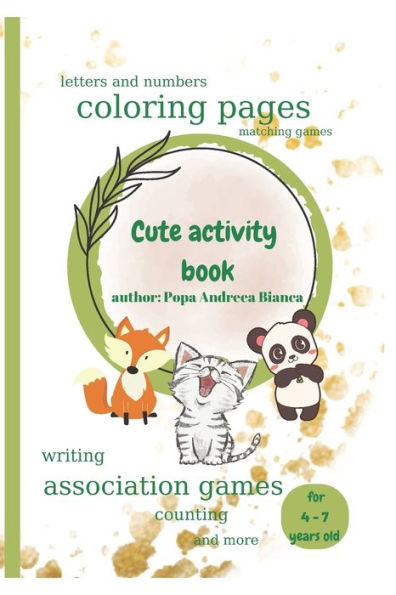 Cute activity book
