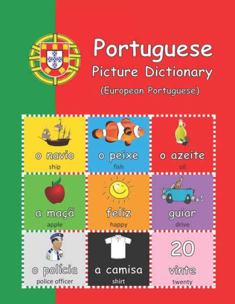 Portuguese Picture Dictionary: European Portuguese (with audio)