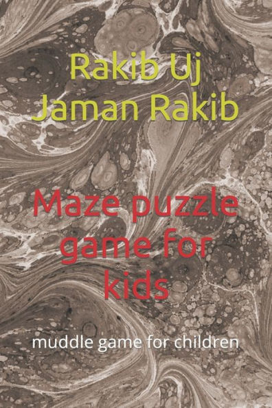 Maze puzzle game for kids: muddle game for children