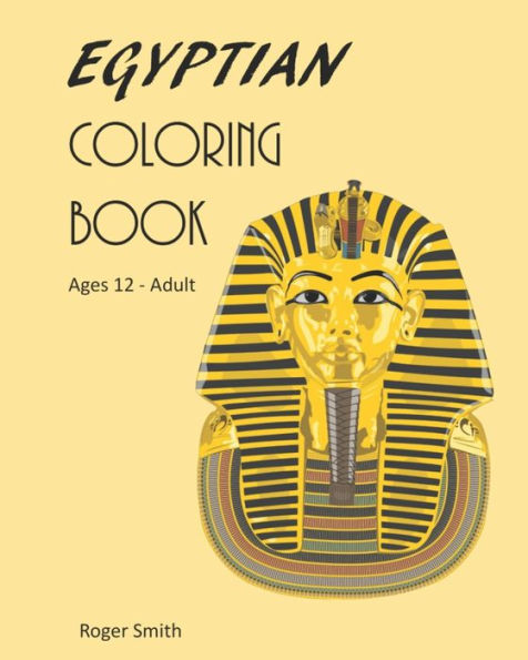 Egyptian Coloring Book: Children and Adults