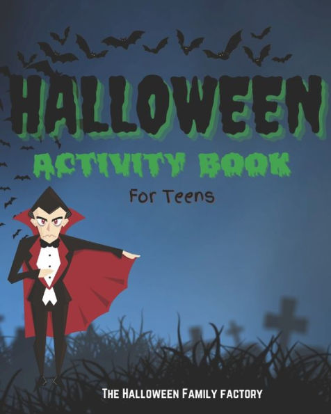 Spooky Halloween Activity Book: For Teens