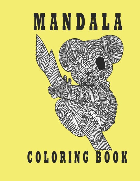 mandala coloring book: animal mandala coloring book stress relief and relaxation