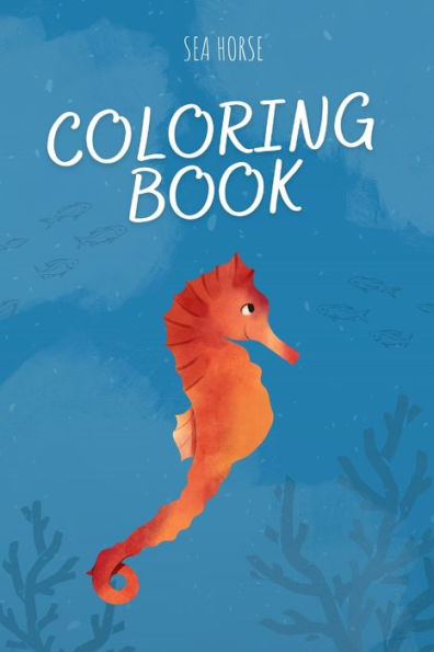 Sea Horse Coloring Book