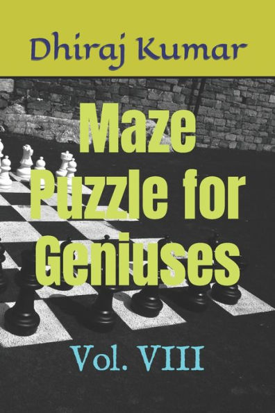 Maze Puzzle for Geniuses: Vol. VIII