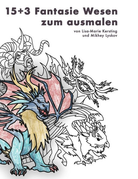 Fantastische Wesen zum Ausmalen: Eine Reise in die Griechische Mythologie mit Ausmalbildern