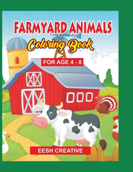 Farmyard Animal Coloring Book