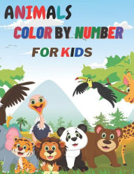 Title: Animals Color By Number: 50 Cute Animals Color By Number Book for Kids, Author: Jessica M. Johnson