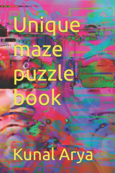 Unique maze puzzle book