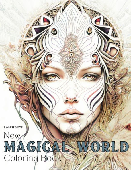 New Magical World Coloring Book: Magical world of fairies coloring book