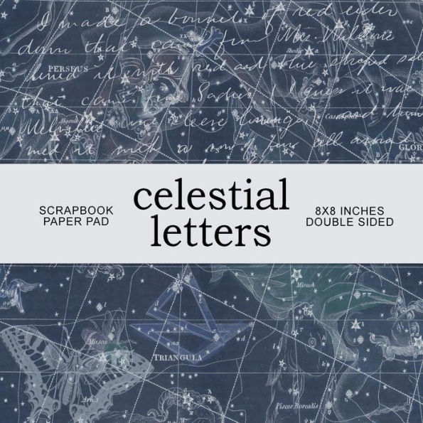Celestial Letters: Scrapbook Paper Pad
