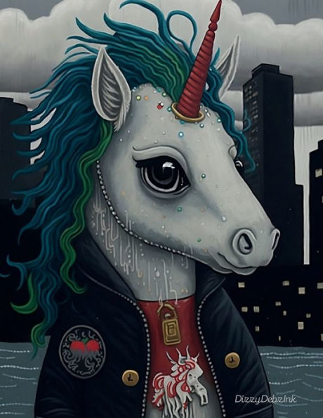 The Mischievous Unicorn Notebook: Boys Unicorn Composition Notebook with 120 Ruled Lined Pages, 8.5" x 11"