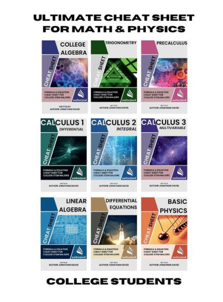 Ultimate Cheat Sheet for Math & Physics College Students