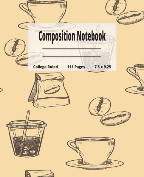 Tan Coffee Notebook: Composition